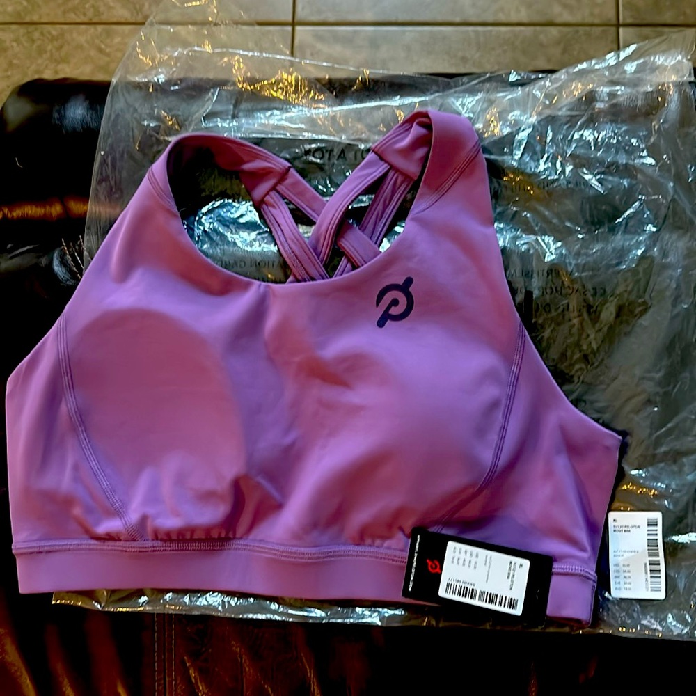 NWT Peloton move bra (purple) size XL